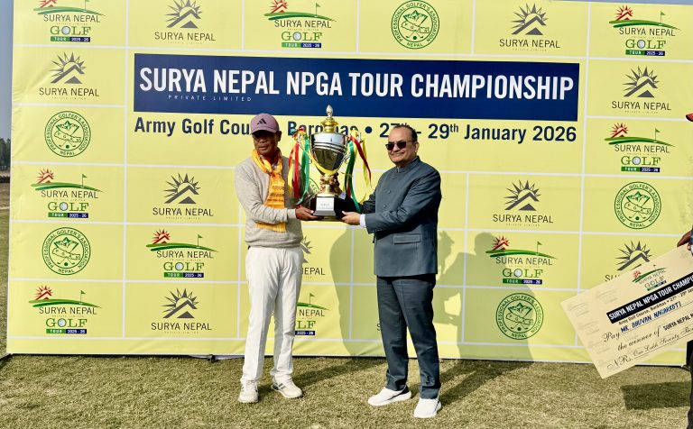 सूर्य नेपाल एनपिजिए टुर च्याम्पियनसिपको‌ उपाधि भुवनलाई 