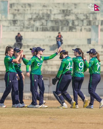 पहिलो वार्म अप खेलमा नेपाल आयरल्यान्डसँग पराजित