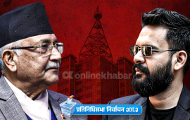 झापा-५ मा बालेनले केपी ओलीलाई सुरुवातमै पछि पारे