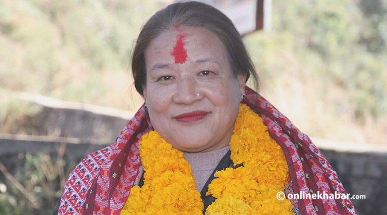 रुकुमपूर्वमा कांग्रेसबाट कुसुमदेवी थापाको उम्मेदवारी