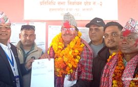 एनपी साउदले गरे कञ्चनपुर-२ मा उम्मेदवारी दर्ता