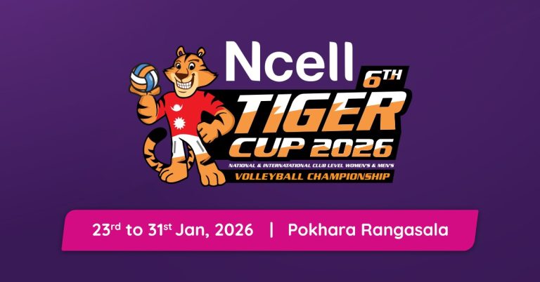 ‘छैटौं टाइगर कप’ मा एनसेलको सहकार्य