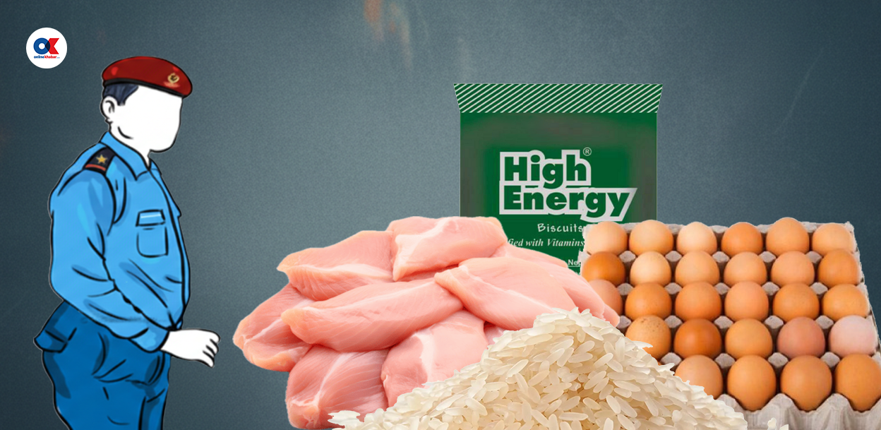 ४ वर्षपछि प्रहरीको रासन १० प्रतिशत वृद्धि : अण्डा, मासु र बिस्कुट थपिए