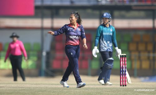 महिला टी-२० विश्वकप ग्लोबल छनोट : थाइल्यान्डसँग नेपालको हार