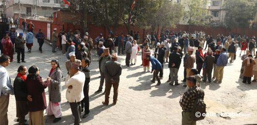 सभापति गगनसहितका पदाधिकारी सानेपा पुग्दै, नेता-कार्यकर्ताको चहलपहल (तस्वीरहरू)