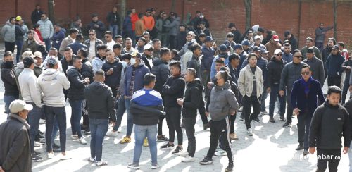 सानेपामा कांग्रेस संस्थापन पक्षको बाक्लो जमघट (तस्वीरहरू)