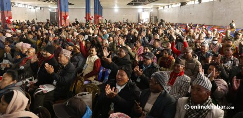 भृकुटीमण्डपमा कांग्रेस विशेष महाधिवेशनको बन्दसत्र (तस्वीरहरू)