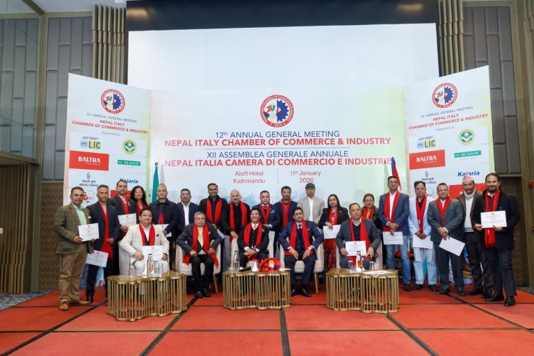 नेपाल-इटाली चेम्बर नेतृत्वमा अग्रवाल
