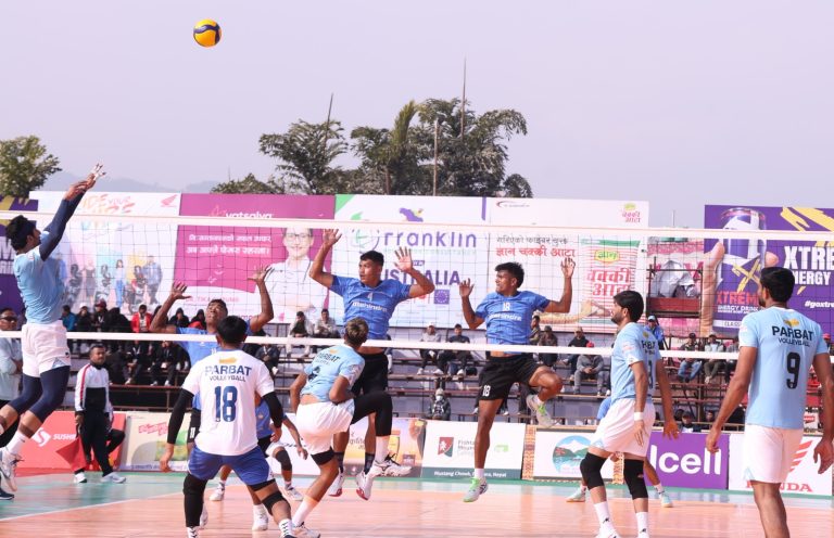 टाइगर कप भलिबलमा पर्वत भलिबल संघको लगातार दोस्रो जित