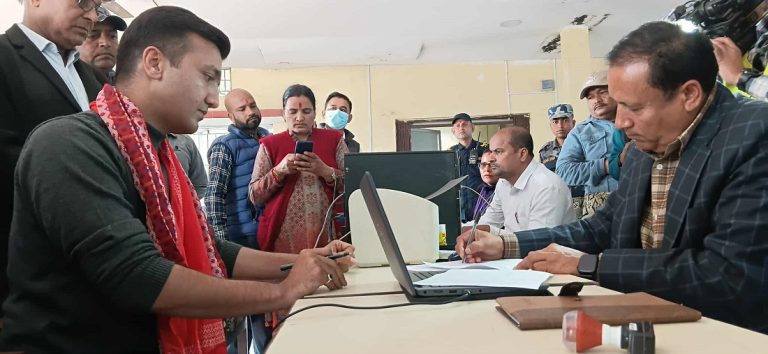 बारा- ४ मा रास्वपाका रहबर अंसारीले दर्ता गरे उम्मेदवारी