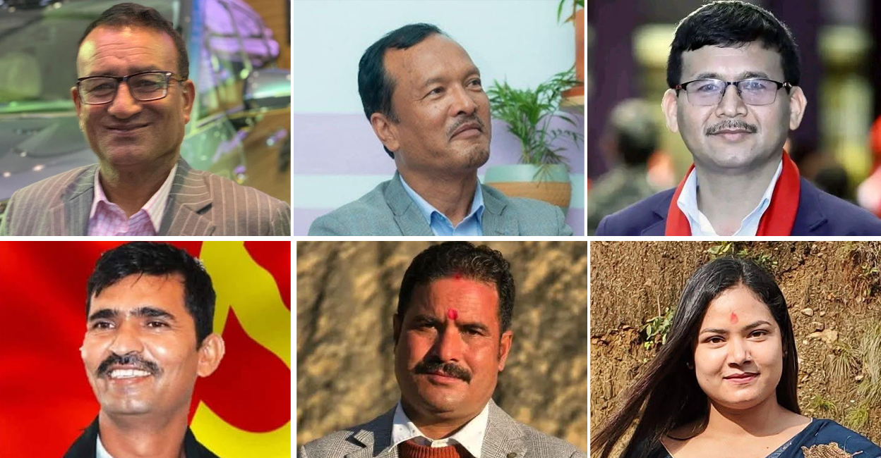 सल्यानमा ६ दलका उम्मेदवार तय, को कस्ता ?