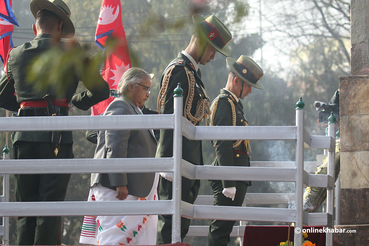 काठमाडौंमा यसरी मनाइयो शहीद दिवस (तस्वीरहरु)