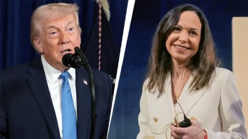 भेनेजुएलाकी विपक्षी नेता मचाडोले ट्रम्पलाई दिइन् आफ्नो नोबेल शान्ति पुरस्कार