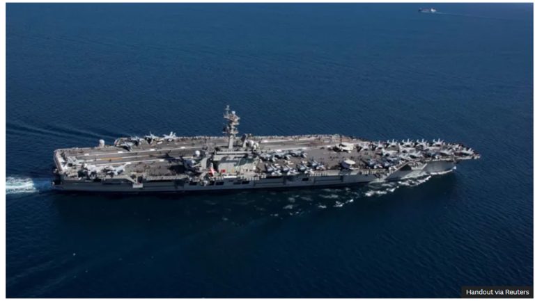अमेरिकी नौसैनिक टोली इरानतर्फ अघि बढ्यो, आक्रमण भयावह हुनसक्ने ट्रम्पको धम्की