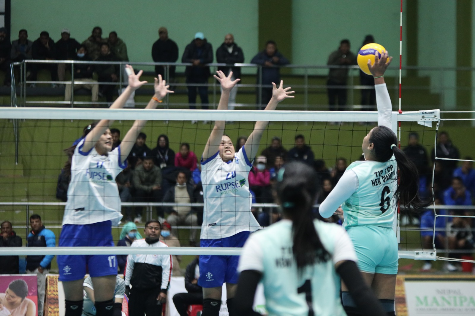 टाइगर कप भलिबल : न्यु डायमन्डसँग थाइल्यान्ड क्वीन्स पराजित, पुलिस फाइनलमा