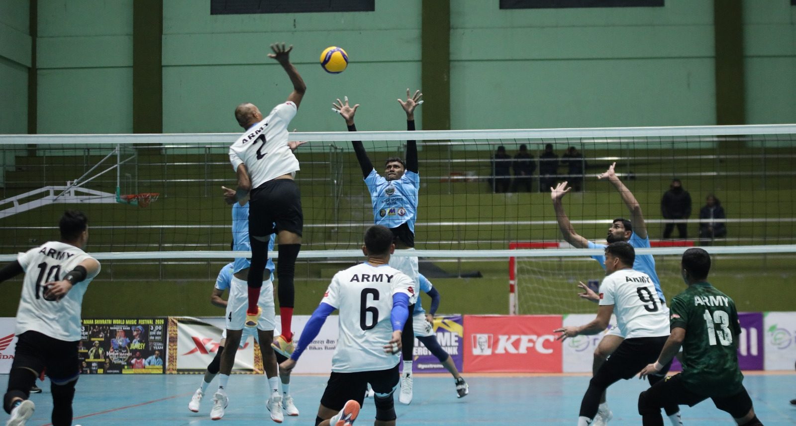 टाइगर कप : तीन पाकिस्तानी सम्मिलित पर्वत भलिबलविरुद्ध आर्मीको रोमाञ्चक जित