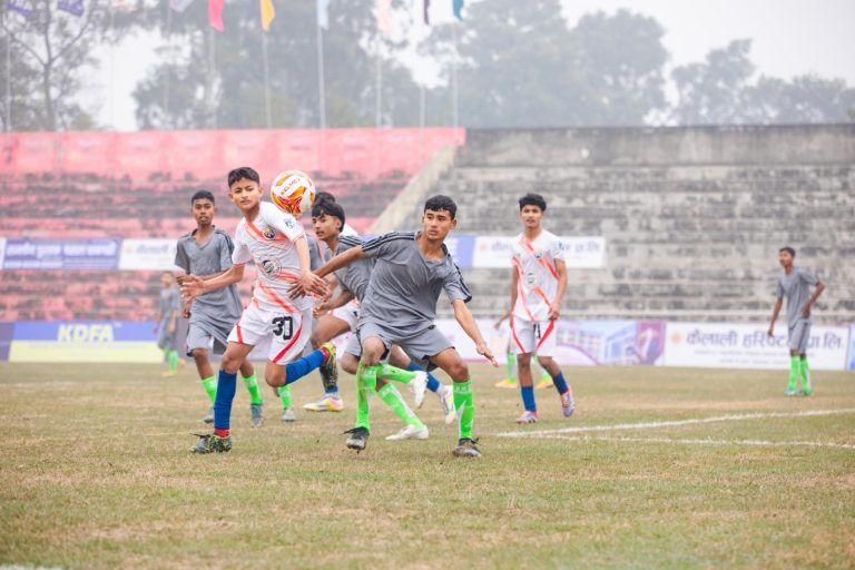 कैलाली जिल्लास्तरीय यू-१६ फुटबल प्रतियोगितामा युथ अफ टिकापुरको शानदार सुरुवात