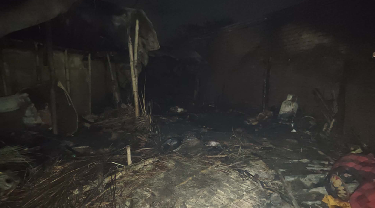 पर्सामा आगलागीबाट एक घर जलेर नष्ट, करिब ५ लाखको क्षति