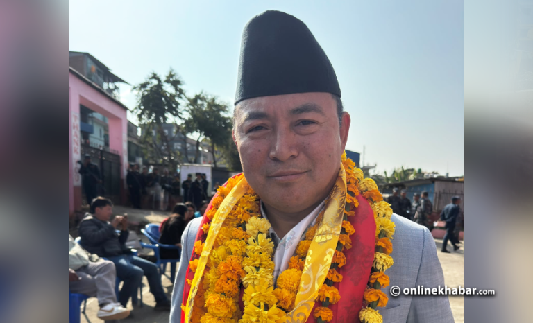 पाँचथरबाट एमाले उम्मेदवार नेम्वाङले गराए मनोनयन दर्ता