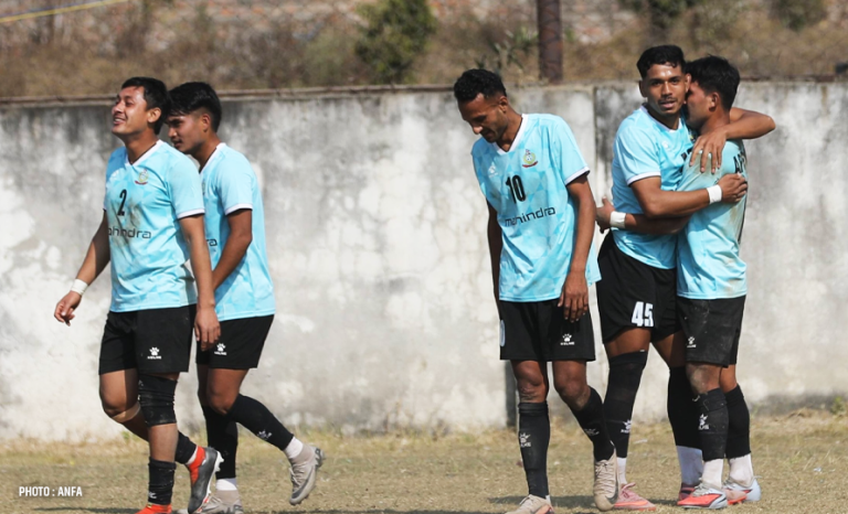 राष्ट्रिय लिग फुटबलमा एपीएफको लगातार दोस्रो जित