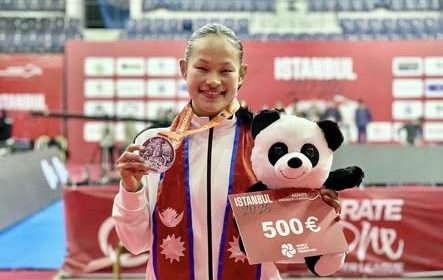 विश्व कराते वरियतामा फड्को मार्दै एरिका १३औं स्थानमा