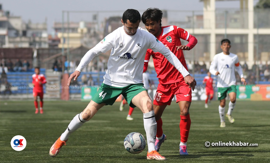 राष्ट्रिय लिगमा त्रिभुवन आर्मी र लालीगुराँसले अंक बाँडे