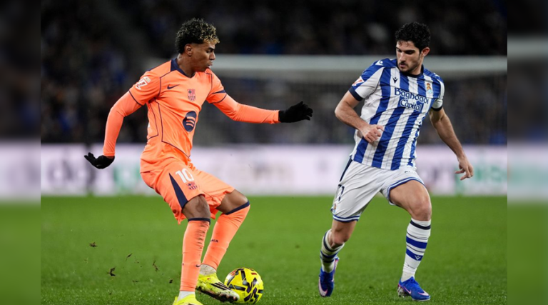 ला लिगामा शीर्षस्थानको बार्सिलोना सोसिडाडसँग पराजित