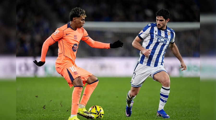 ला लिगामा शीर्षस्थानको बार्सिलोना सोसिडाडसँग पराजित