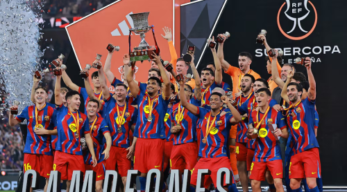 रियल मड्रिडलाई हराउँदै बार्सिलोना स्पेनिस सुपर कप च्याम्पियन