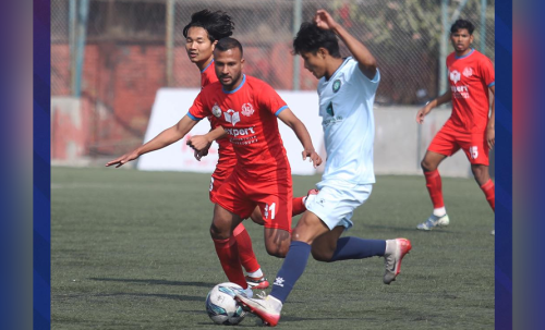 राष्ट्रिय लिग फुटबलमा श्री भगवती क्लबको फराकिलो जित