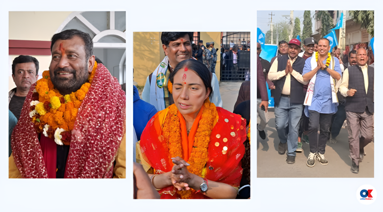 धनुषा-३ मा विमलेन्द्र, जुली र मनिषले गराए उम्मेदवारी दर्ता