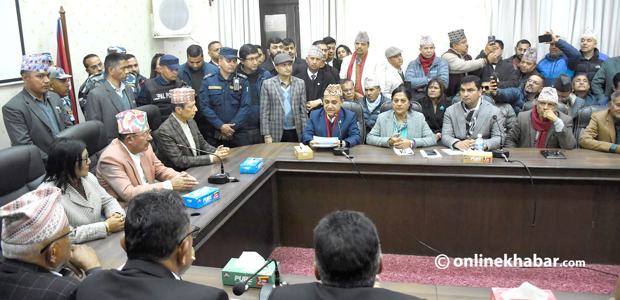 निर्वाचन आयोगलाई विधानको व्यवस्था सम्झाउँदै गगनपक्षीय कांग्रेस