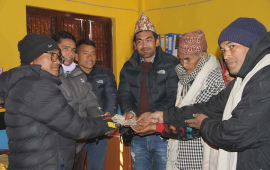 जन्मदिन मनाउने पैसा कटौती गरेर विद्यालयमा अक्षयकोष स्थापना