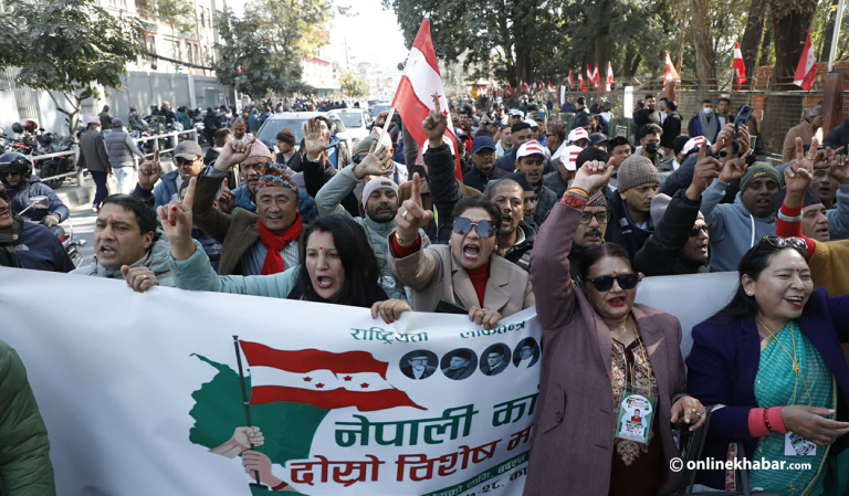 विशेष महाधिवेशनका लागि र्‍याली सुरु, नेतृत्व परिवर्तनको माग (तस्वीरहरू)