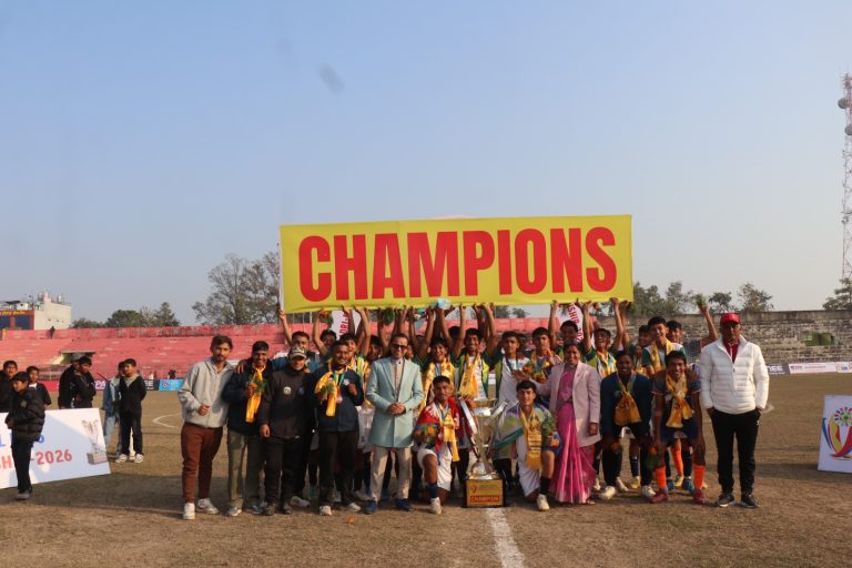 बद्री कुन्ता मेमोरियल यू–१६ फुटबल प्रतियोगिताको उपाधि संघर्षलाई