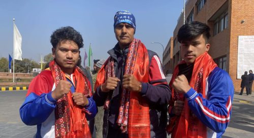 दुई खेलाडीसहित तीन सदस्यीय तेक्वान्दो टोली भारत प्रस्थान