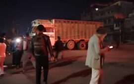 इटहरीमा ट्रकको ठक्करबाट साइकल यात्रीको मृत्यु, सडकमा उत्रिए आफन्त