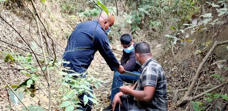 मिर्चैयामा जलेको अवस्थामा महिलाको शव फेला