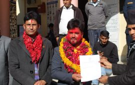 दीपक धामीले गरे उम्मेदवारी दर्ता