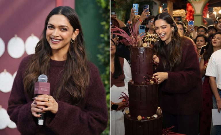 ४० लागिन् दीपिका पादुकोण, फ्यानसँग मनाइन् जन्मदिन