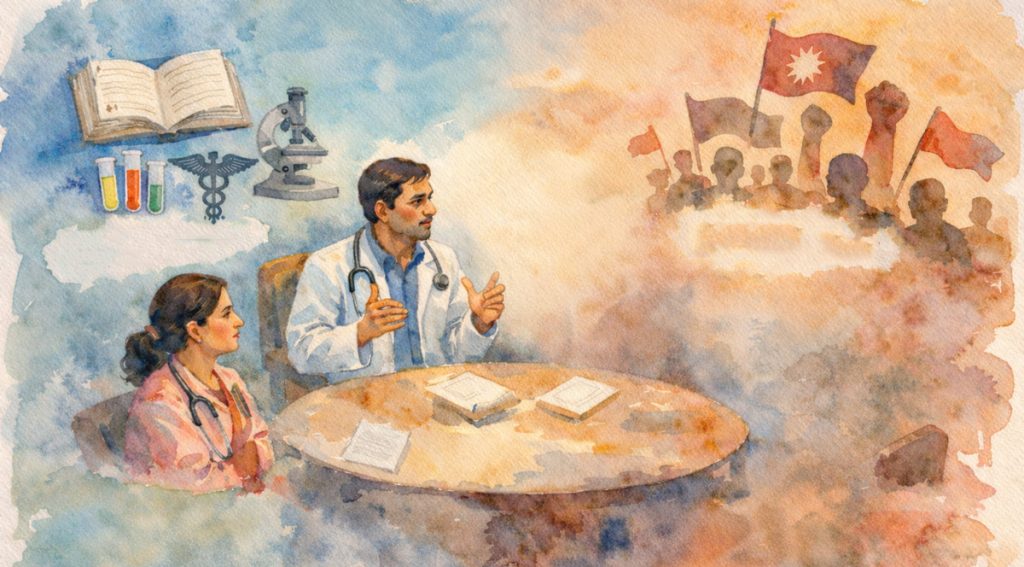 राजनीतिमा डाक्टरको संलग्नता : कति सही कति गलत ?