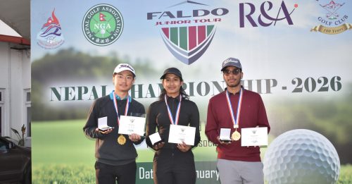 प्रकृत, सोहम र अवानी फाल्डो जुनियर गल्फ एसिया ग्रान्ड फाइनलमा छनोट