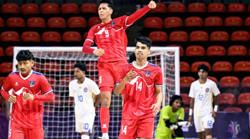 साफ फुटसल च्याम्पियनसिप : नेपालले श्रीलंकालाई हरायो