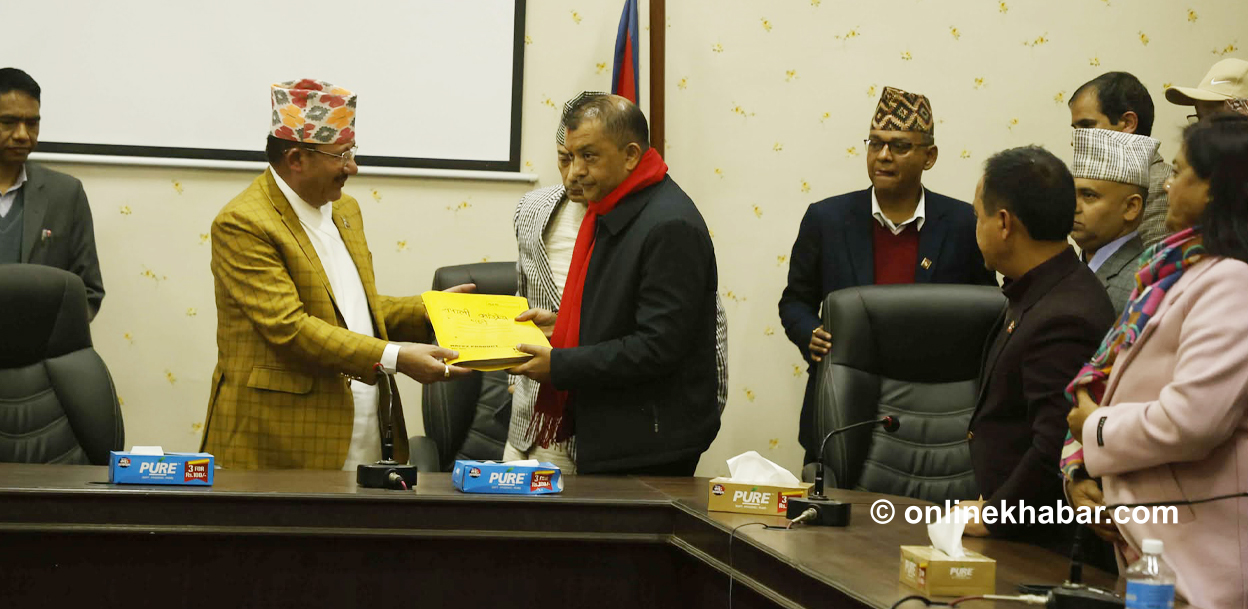 गगन नेतृत्वको कांग्रेसले पार्टीको विवरण अद्यावधिक गर्न निर्वाचन आयोगमा दियो निवेदन