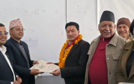 गुल्मी – २ : एमाले उपाध्यक्ष बिष्टको उम्मेदवारी दर्ता