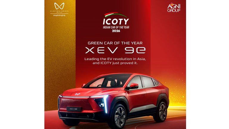 महिन्द्रा ‘एक्सईभी ९ ई’ले पायो इन्डिया कार अफ द इयर २०२६ अवार्ड