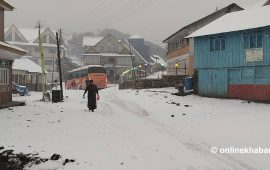 कालिञ्चोकमा हिमपात (तस्वीरहरू)