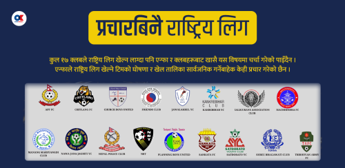 प्रचारबिनै राष्ट्रिय लिग, यस्ता छन् १७ क्लब