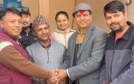 तनहुँ-२ बाट उनेपाका मनराजले लिए उम्मेदवारी फिर्ता, रास्वपाका श्रीरामलाई सघाउने