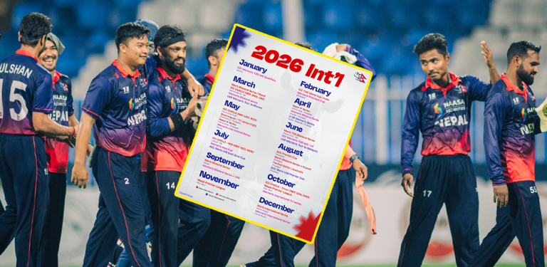 पुरुष क्रिकेट : कम्तीमा तीनवटा टेस्ट राष्ट्रसँग नेपालमै शृंखला खेल्ने लक्ष्य